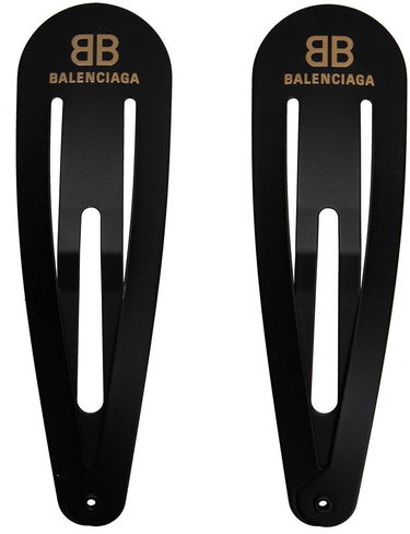 Doplnky Balenciaga Logo Hair Clip Set Čierna | 699021 TZ01G, 0
