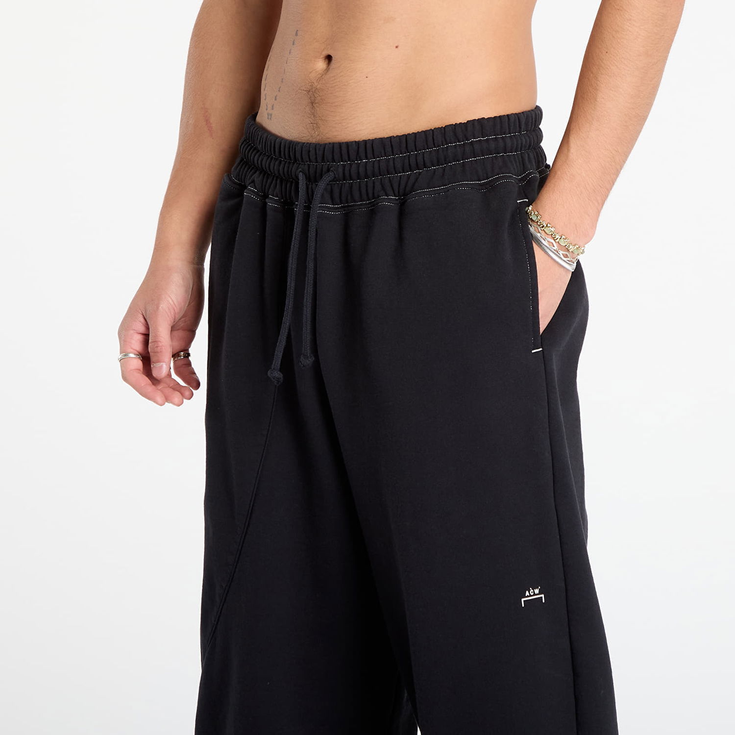 Tepláky A-COLD-WALL* A-COLD-WALL* Millbank Sweatpant Čierna | ACWMB350 Black, 1