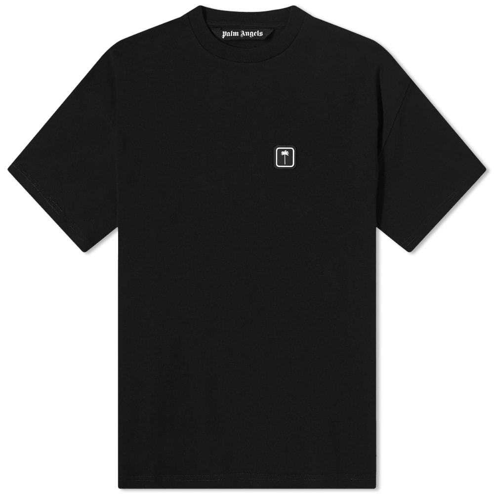 Tričko Palm Angels Patch Logo Tee Čierna | PMAA001F21JER0121001, 0