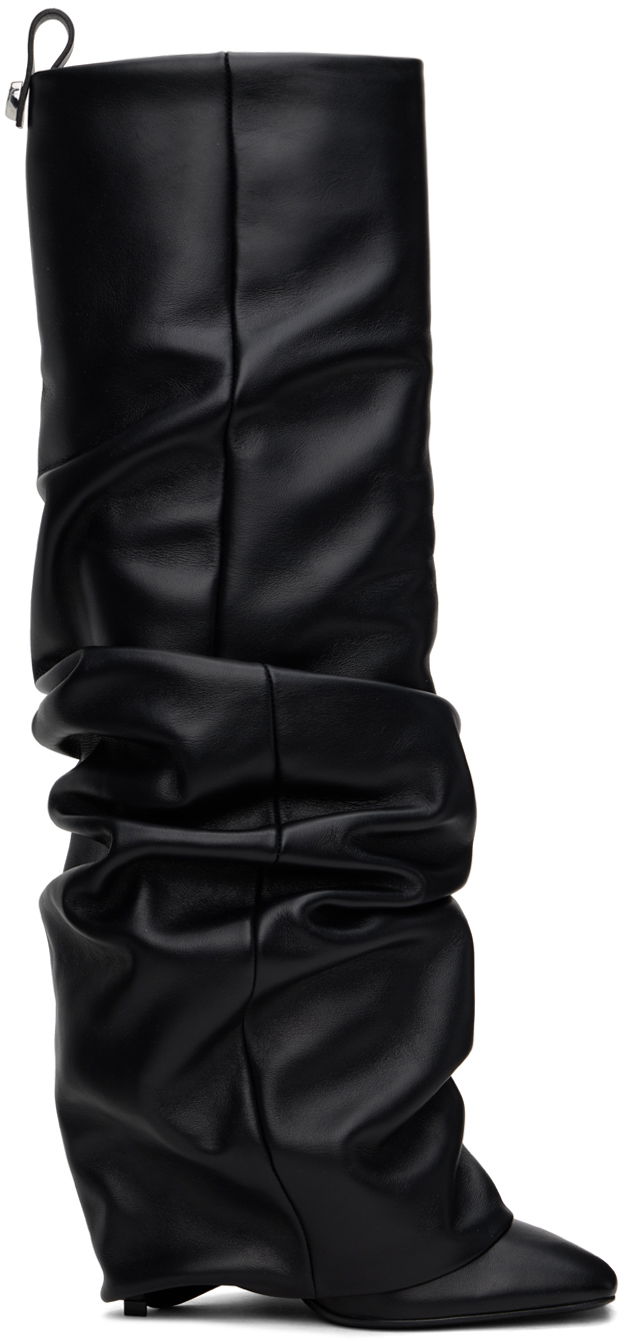 Kabelka The Attico Attico Rea Tube Slouch Tall Boots Čierna | 247WS820 L019