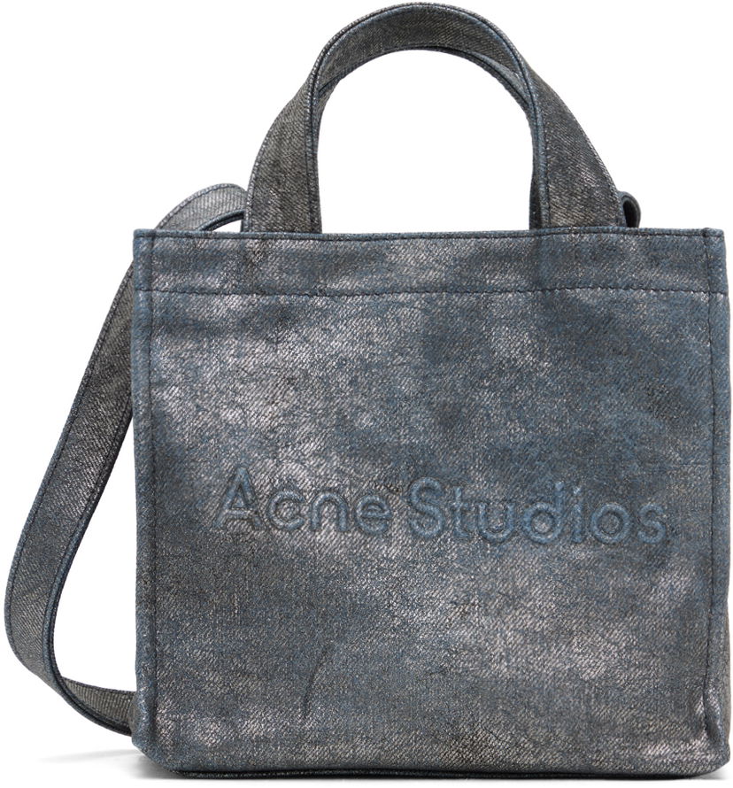 Tote bag Acne Studios Logo Mini Shoulder Tote Bag Šedá | C10213-