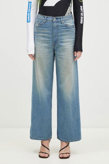 Džínsy BAPE Stone Washed High Waist Denim Jeans Modrá | 1K80250002, 0