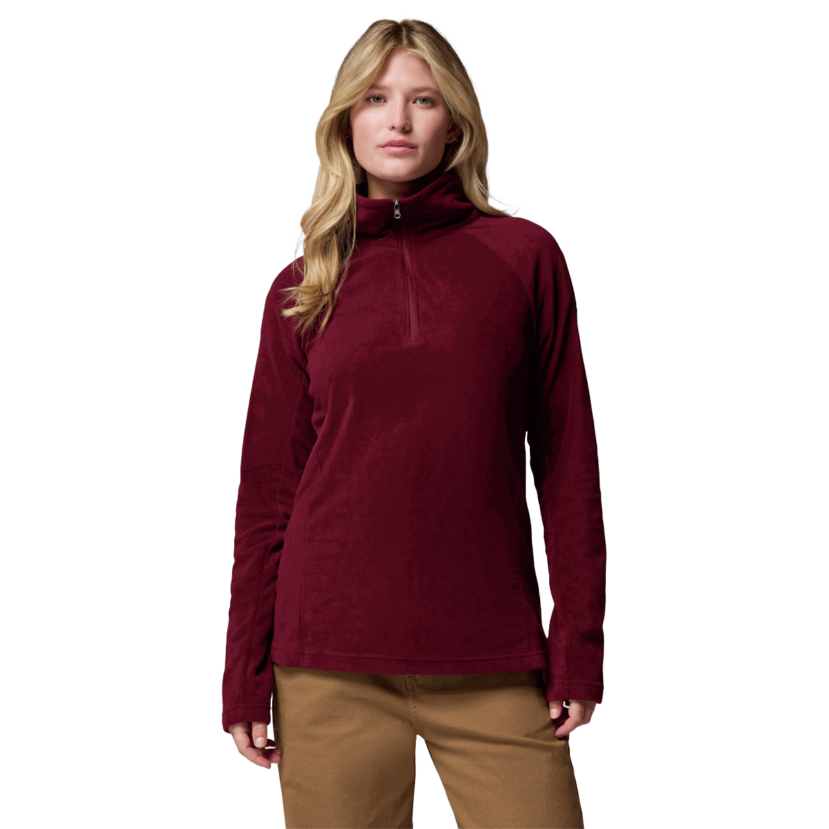Mikina Columbia Glacial™ IV Half-Zip Fleece Pullover Vínová | 1802201622, 0