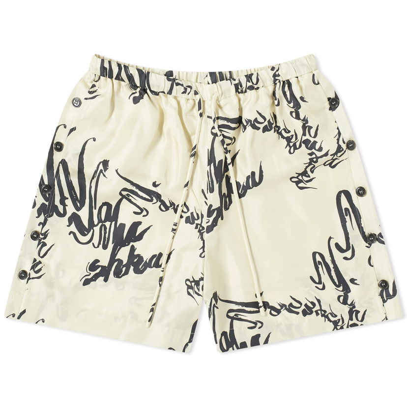 Šortky Nanushka Ceylin Printed Shorts Béžová | NW24RSST00171