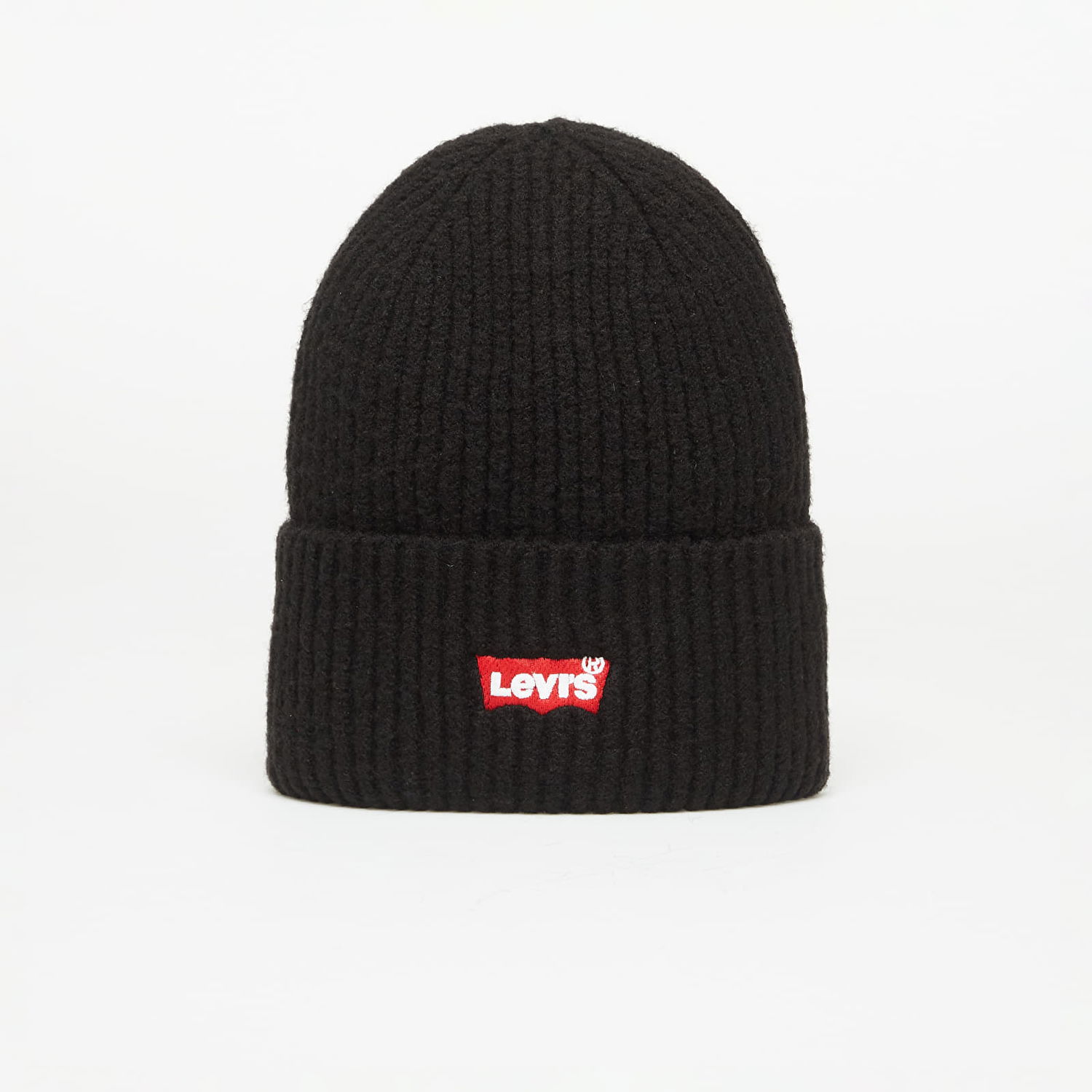 Kulicha Levi's Essential Ribbed Batwing Beanie Black Čierna | 235527-211-59, 0