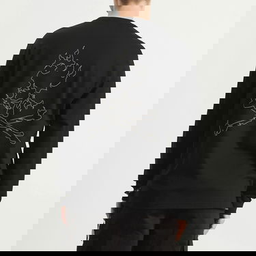 Tričko Mastermind WORLD MASTERMIND WORLD Beaded Long Sleeve T-Shirt Čierna | MW25S15-TS070-011, 3