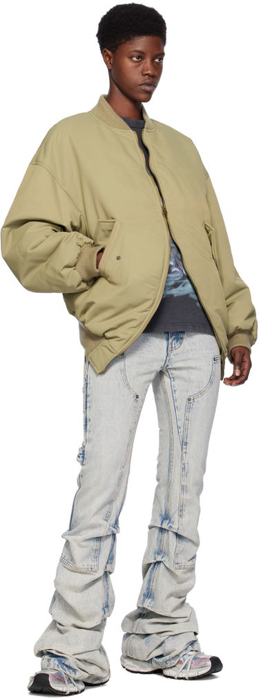 Bomber bunda We11done Padded Bomber Jacket Zelené | WD-JP0-24-117-U-KK, 3