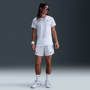 Tričko Nike Dri-FIT Rafa Challenger Short Sleeve Tennis T-Shirt Biela | DV2887-101, 3