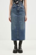 Denim Midi Skirt