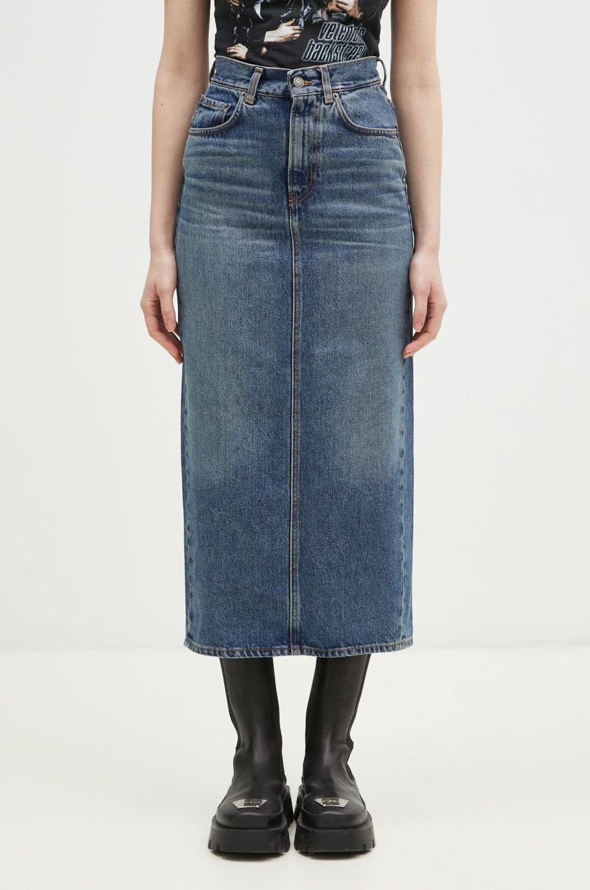 Sukňa Fiorucci Denim Midi Skirt Modrá | W01FPDSK176DN01DN02, 0