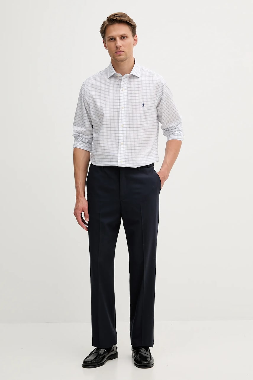Košeľa Polo by Ralph Lauren Polo Ralph Lauren Regular Fit Check Dress Shirt Biela | 712969006, 1