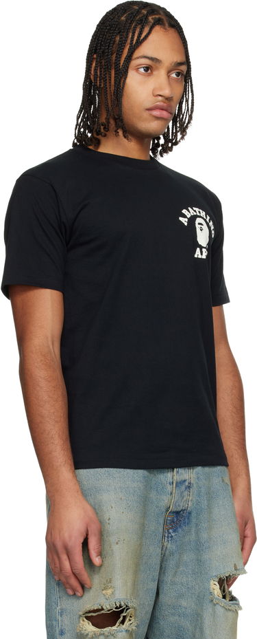 Tričko BAPE College Logo T-shirt Čierna | 001TEL801028M, 1