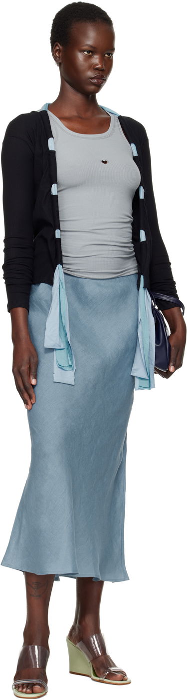 Sveter Baserange Circ Black & Blue Cardigan Čierna | TOCC-RB-SP25, 3