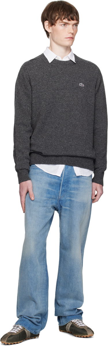 Sveter Lacoste Lacoste Knit Sweater Šedá | AH5173_I7X, 3