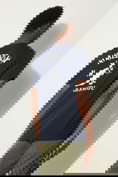 Tričko Kangol Heritage Basic T-Shirt With Print Modrá | KLHB003, 4