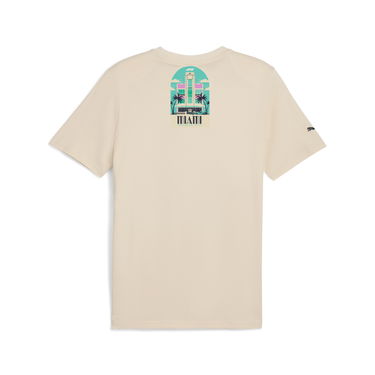 Tričko Puma F1® Miami Graphic T-Shirt Béžová | 630176_13, 4