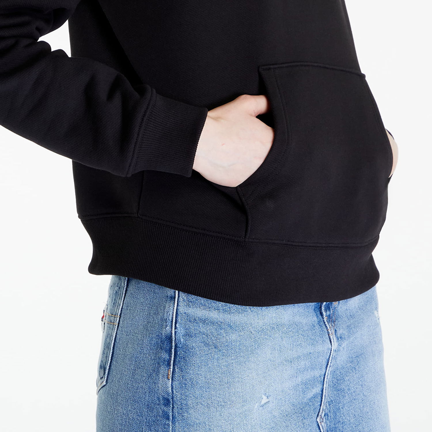 Mikina Tommy Hilfiger Boxy Badge Hoodie Čierna | DW0DW17326 BDS, 1