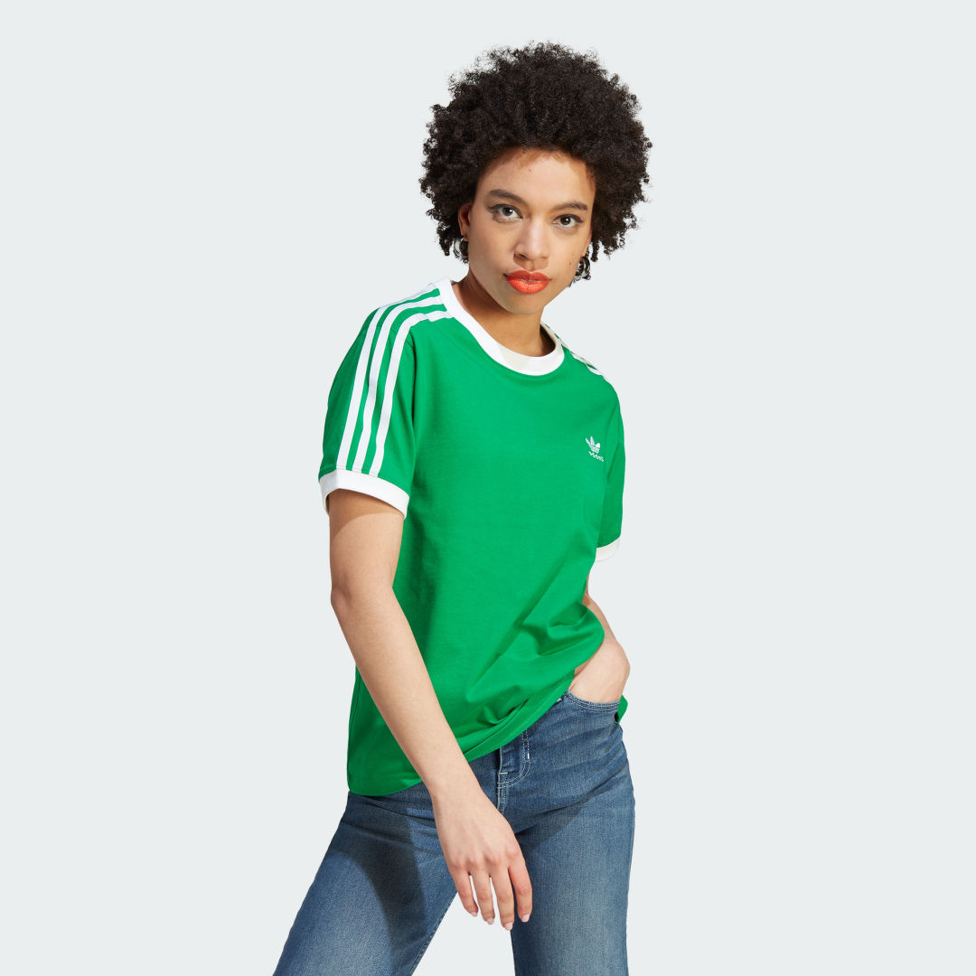 Tričko adidas Originals Adicolor Classics 3-Stripes Tee Zelené | IK4047, 1