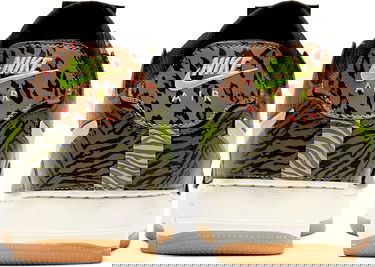 Tenisky a topánky Nike Air Force 1/1 "Animal Print" Zelené | dm5329-200, 4