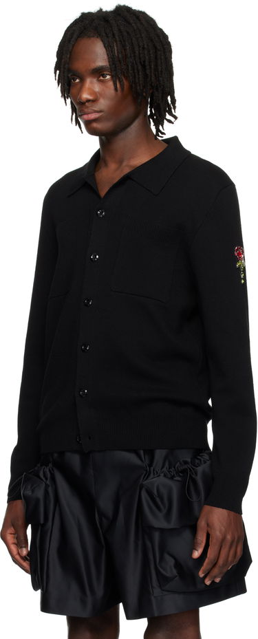 Sveter Simone Rocha Simone Rocha Knit Workwear Cardigan Čierna | VMK11B 0646, 3