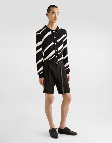 Šortky Dolce & Gabbana Dolce & Gabbana Linen Shorts 52 Čierna | GW0MATFU4MCN0000, 1
