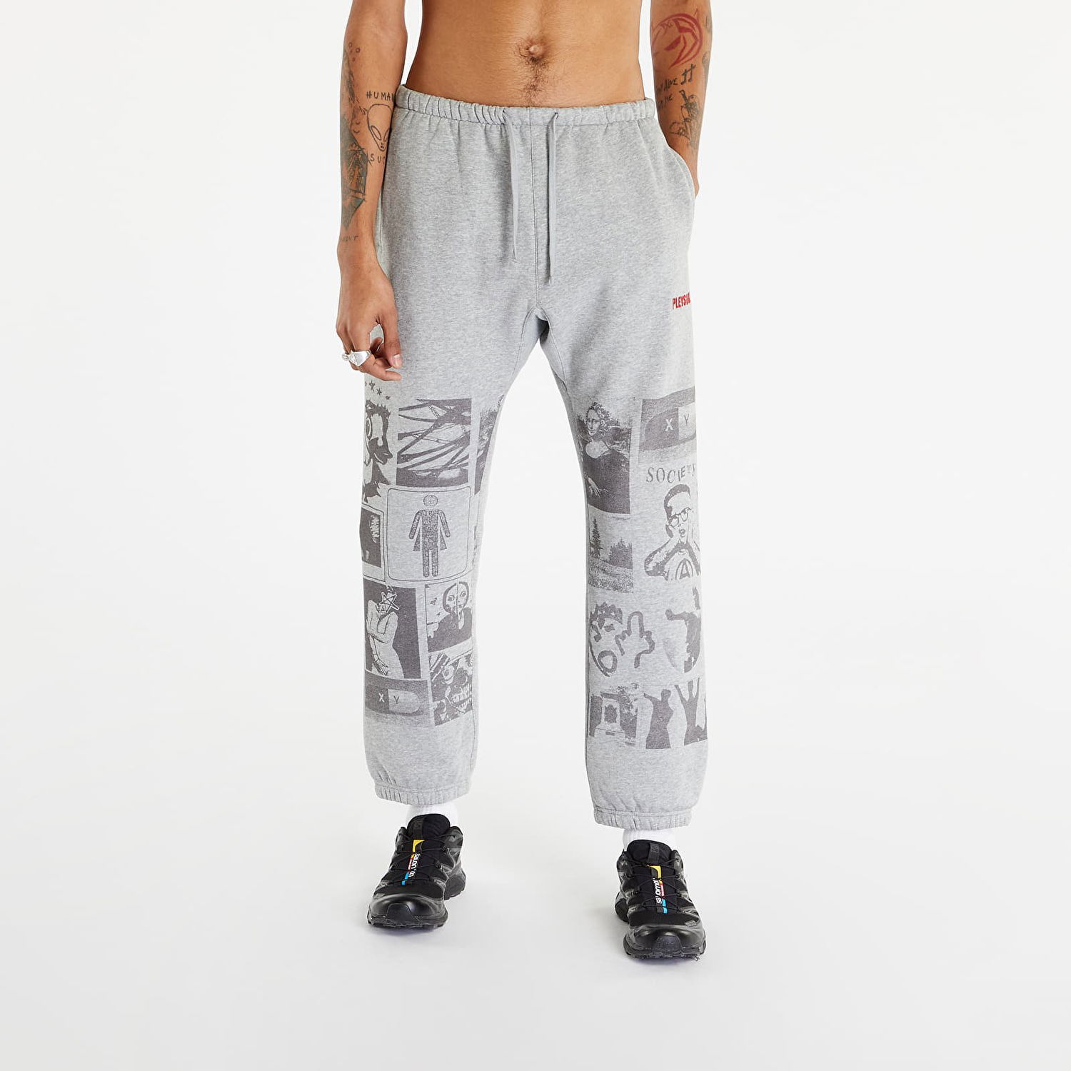 Tepláky Pleasures Choices Sweatpant Šedá | P23SP041 GREY, 0