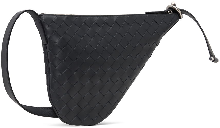 Taška cez rameno Bottega Veneta Bottega Veneta Small Virgule Crossbody Bag Čierna | 755863 V2HL1, 1