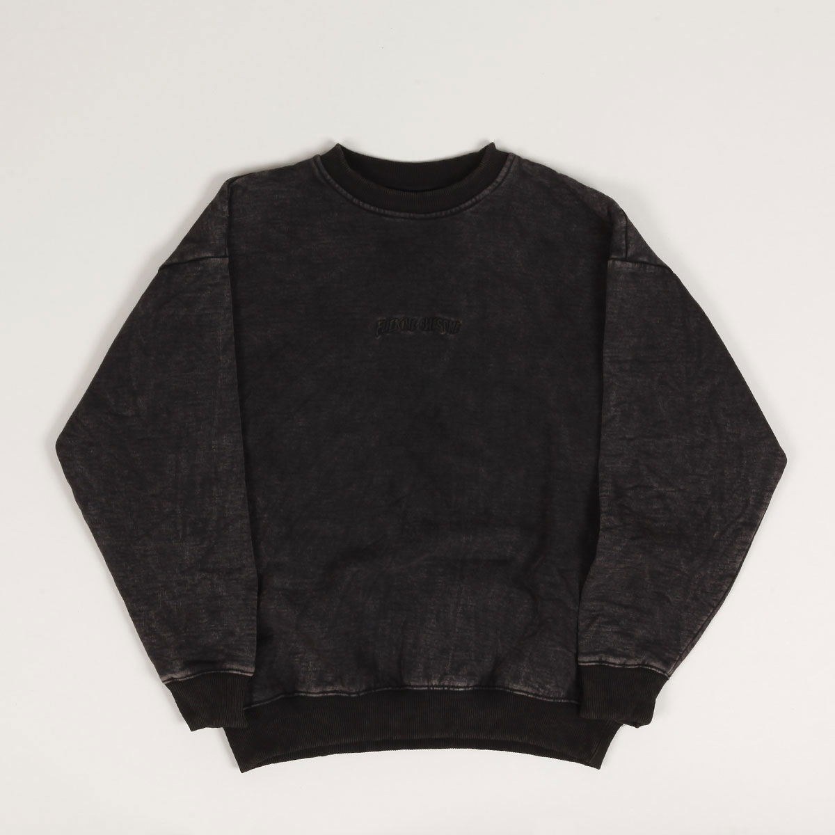 Mikina Fucking Awesome Crewneck Sweatshirt Čierna | PN20067, 0