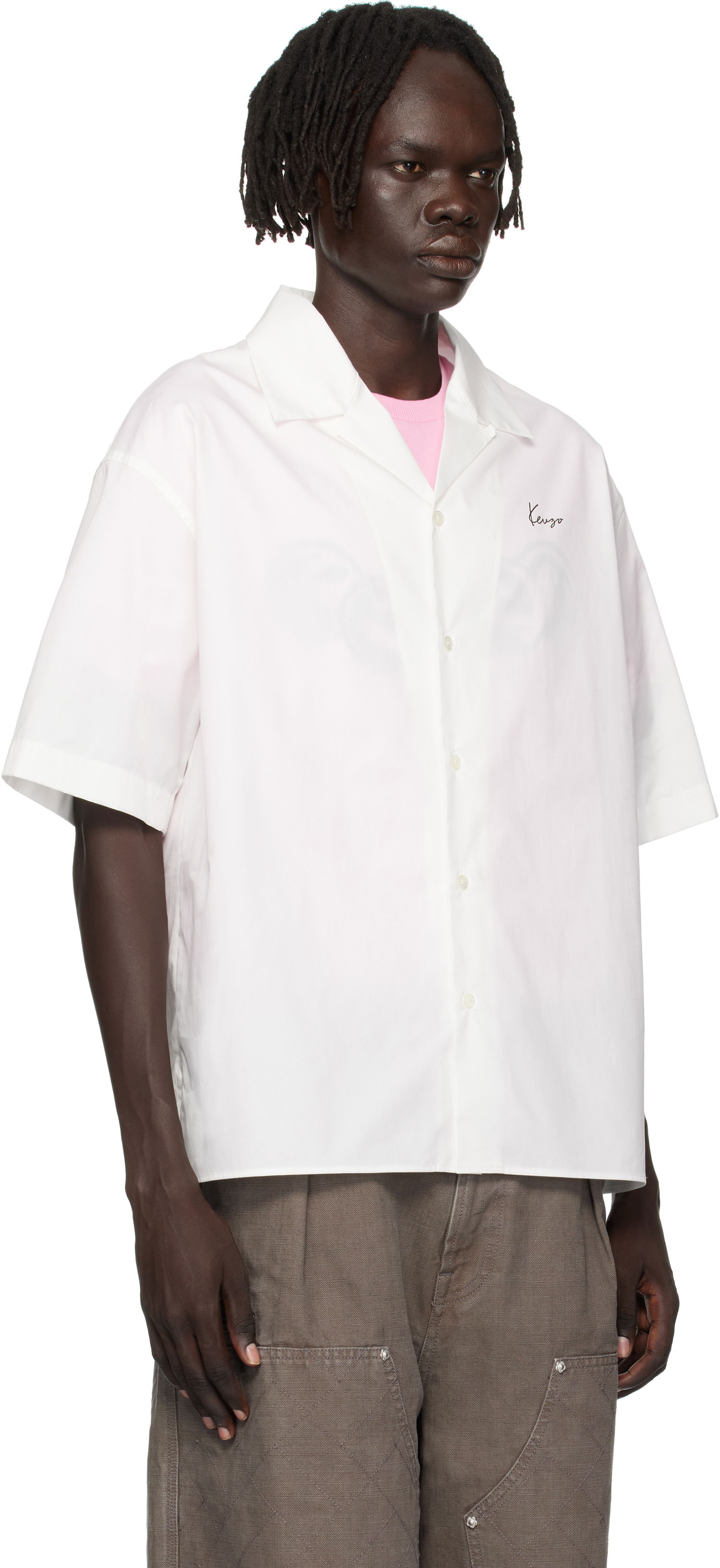 Košeľa KENZO Kenzo 'KENZO Archive Bouquet' Shirt Biela | FF65CH1329P5, 1