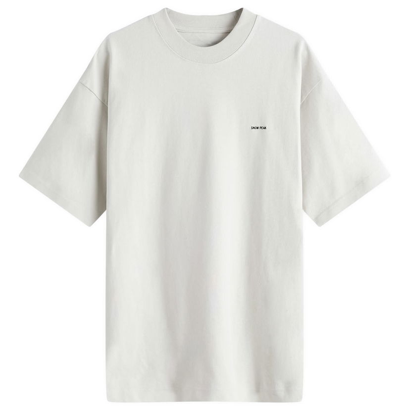 Tričko Snow Peak Border Pocket Heavyweight T-Shirt Biela | TS-24AU201-WHT