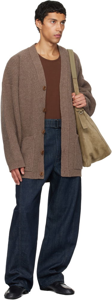 Sveter LEMAIRE Lemaire Cardicoat Knit Cardigan Hnedá | CO1139 LK107, 3