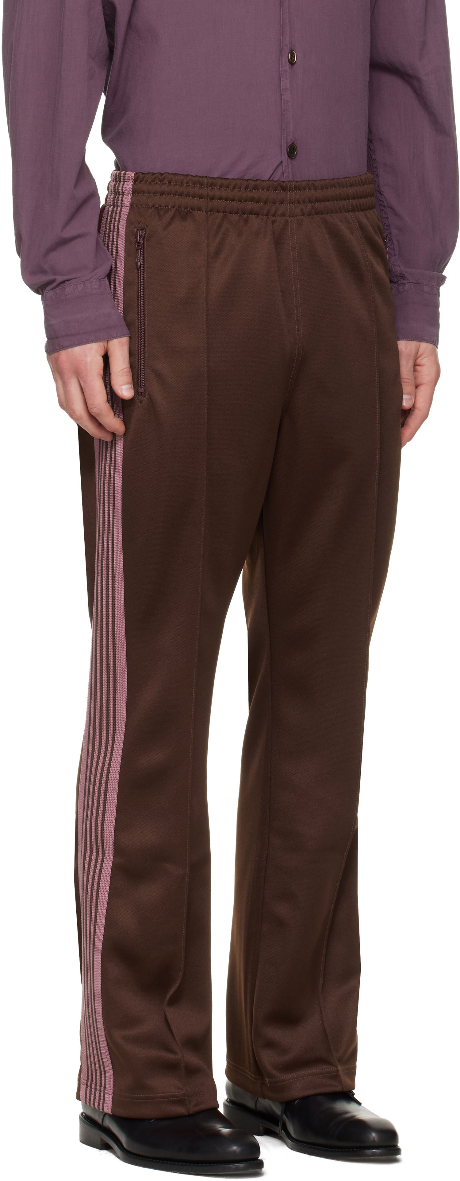 Tepláky Needles Boot-Cut Track Pants Hnedá | RW318, 1