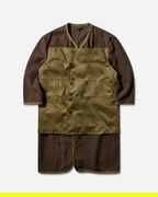 Wool Paneled Liner Coat