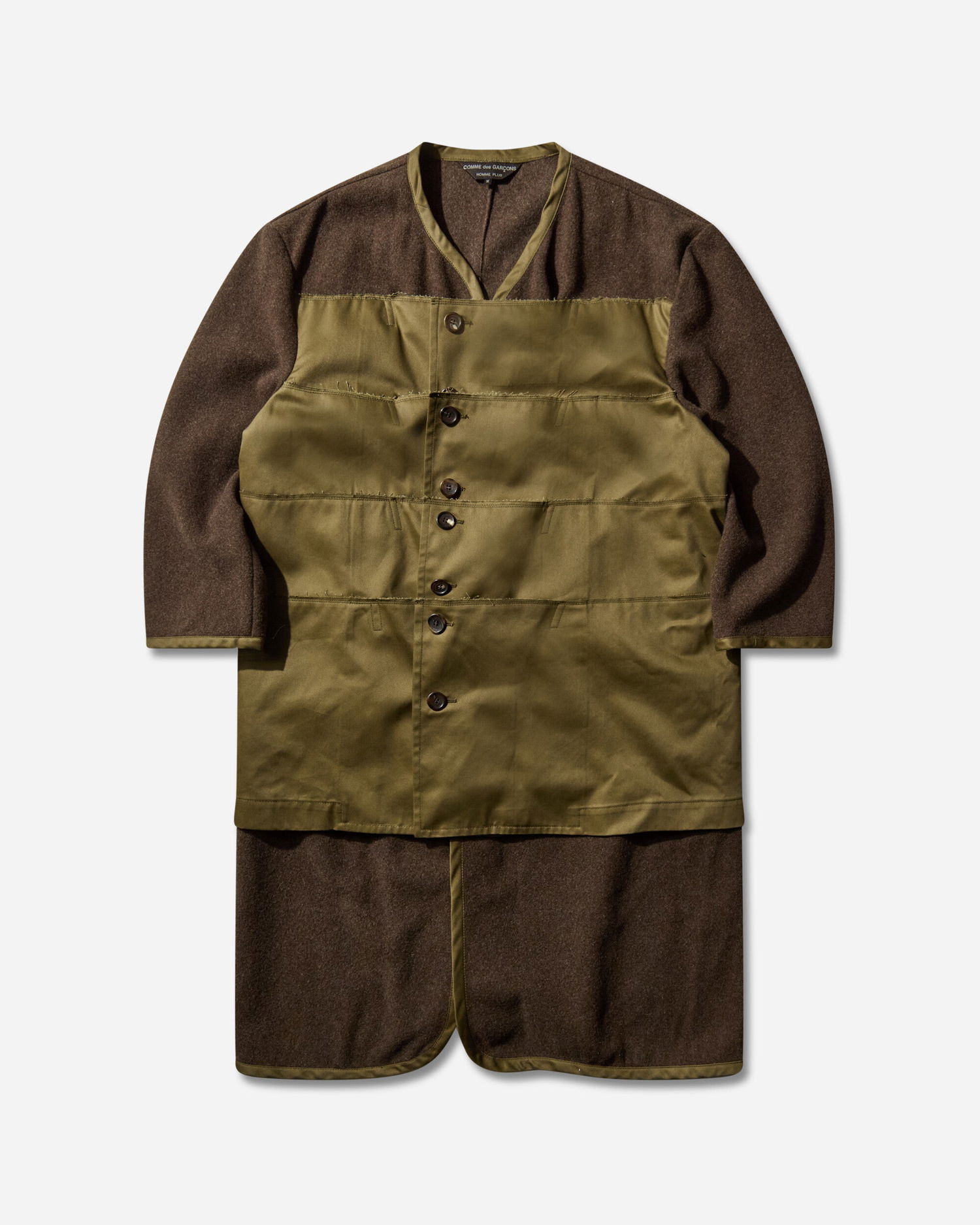 Kabáty Comme des Garçons Wool Paneled Liner Coat Rôznofarebný | PP-C008-W25 1, 0