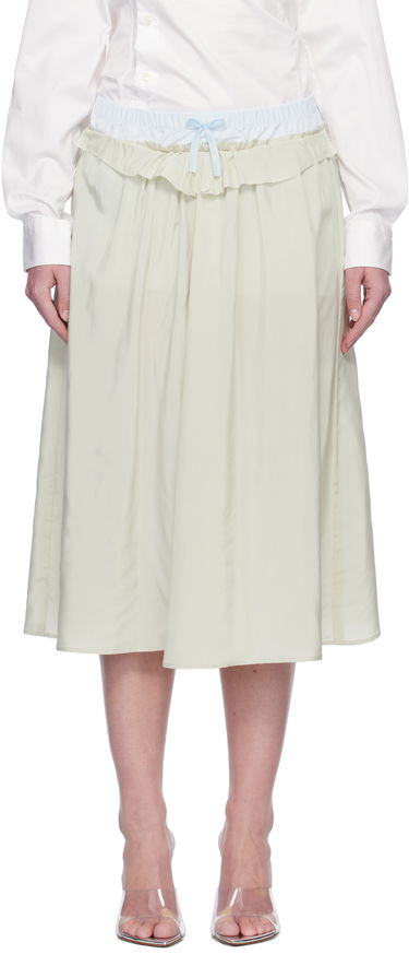 Sukňa Maison Margiela Maison Margiela 'Anonymity Of The Lining' Midi Skirt Zelené | S51ME0037 S76632, 0