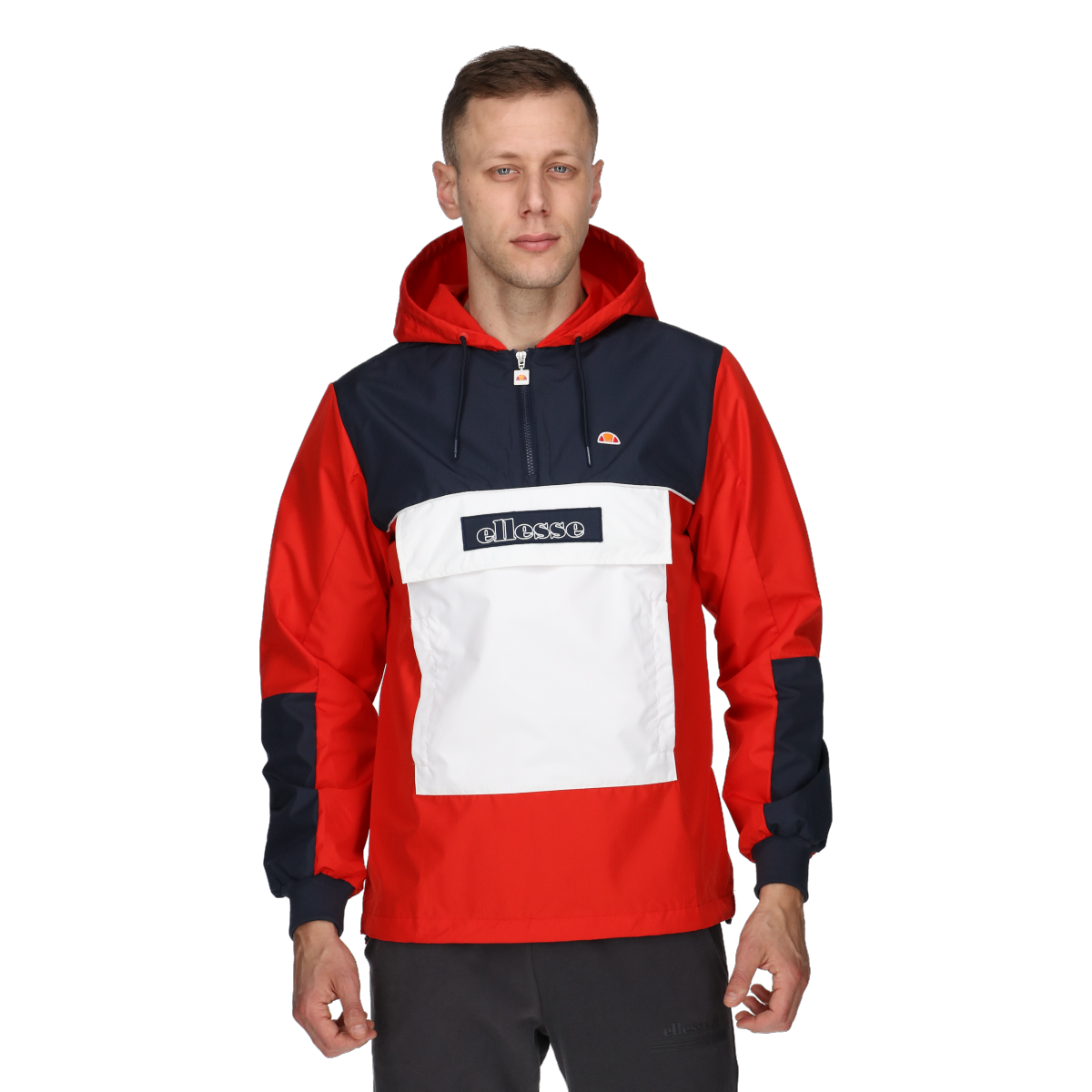 Bunda Ellesse Ellesse Hooded Anorak Jacket Červená | ELA241M502-05, 0