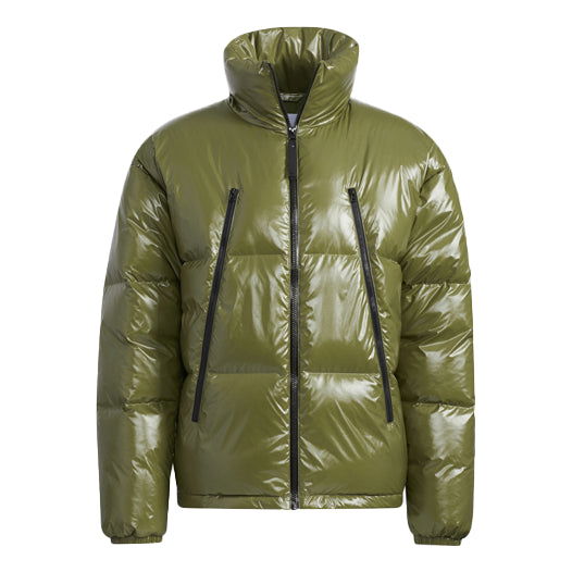 Prešívaná bunda adidas Originals Stand Collar Down Jacket Zelené | H66014, 0