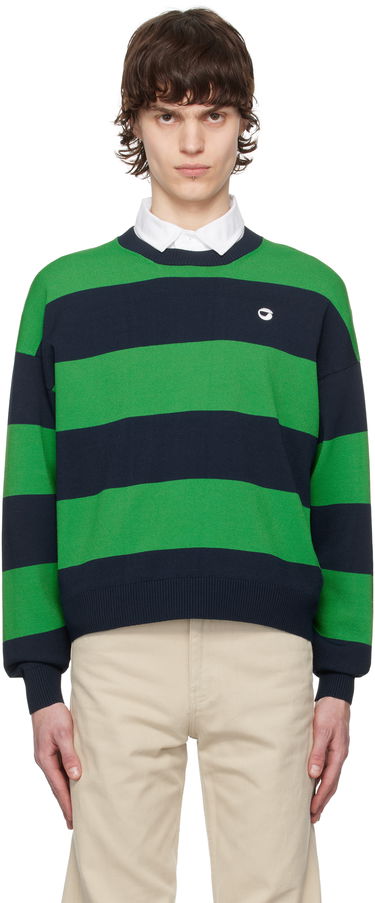 Sveter Coperni Coperni Striped Crewneck Sweater Zelené | COPML134SY3010MEN, 0