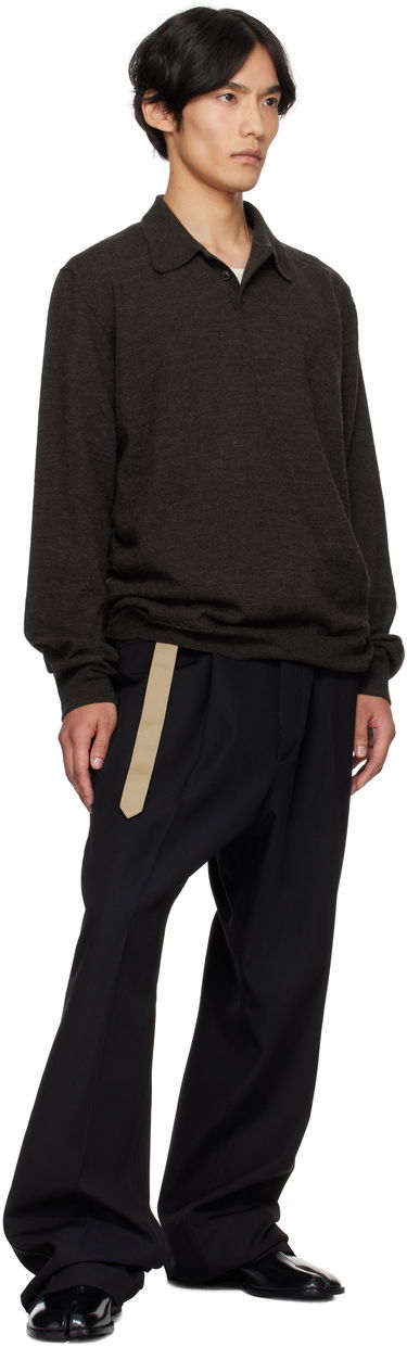 Nohavice Maison Margiela Maison Margiela Wool Trousers Čierna | S50KA0688 M35518, 3