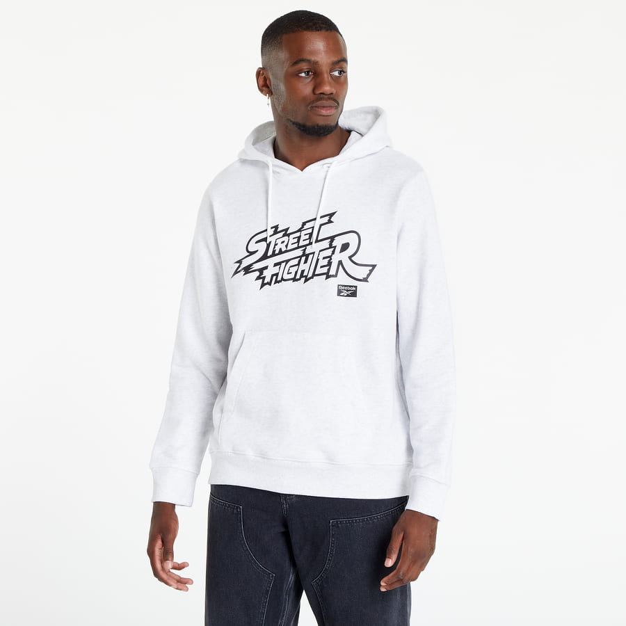 Mikina Reebok Street Fighter x Graphic Hoodie Šedá | HU1702, 0