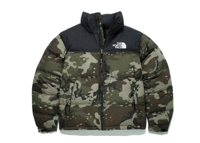 Prešívaná bunda The North Face 1996 Retro Novelty Nuptse Packable AS Khaki Camo Zelené | NJ1DN56A
