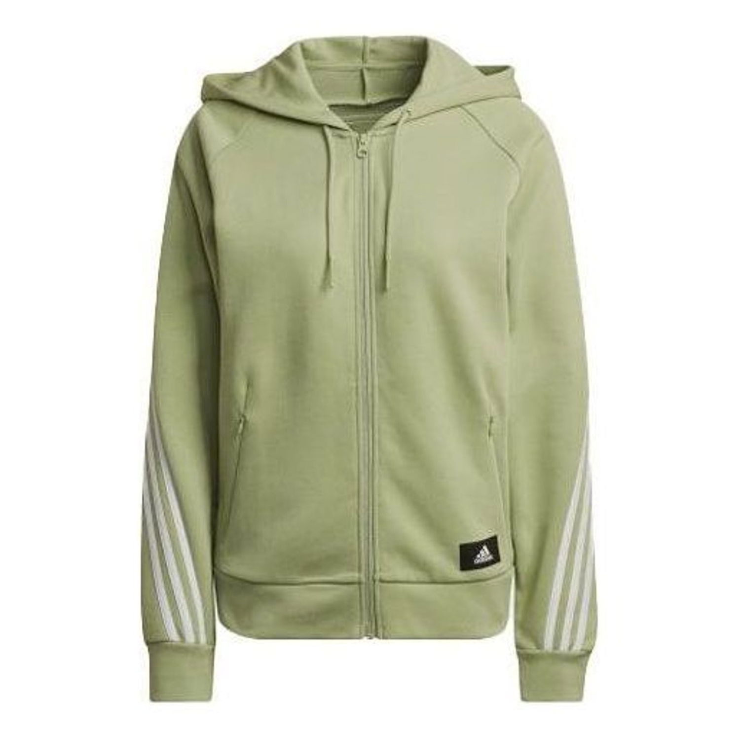 Mikina adidas Originals Sportswear Future Icons 3-Stripes Hooded Track Top Zelené | HE1661, 0