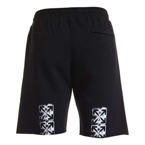 Šortky Off-White Sprayed Arrows Sports Shorts Čierna | OMCI006E20FLE0011001