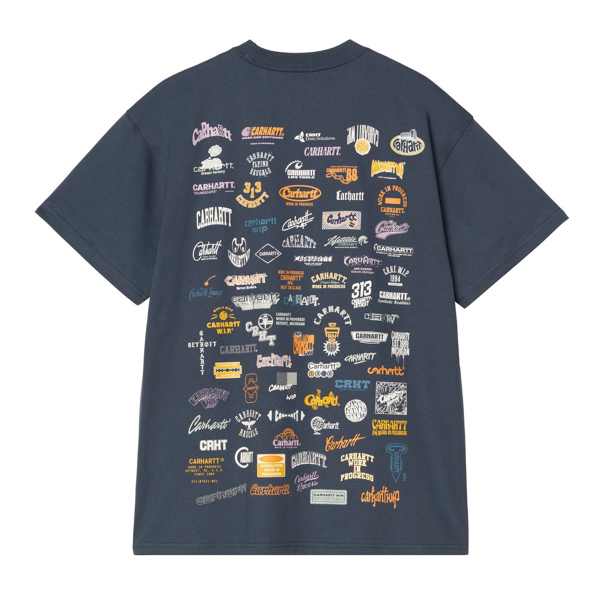 Tričko Carhartt WIP Carhartt WIP S/S Logo T-Shirt Modrá | I034643_9, 1