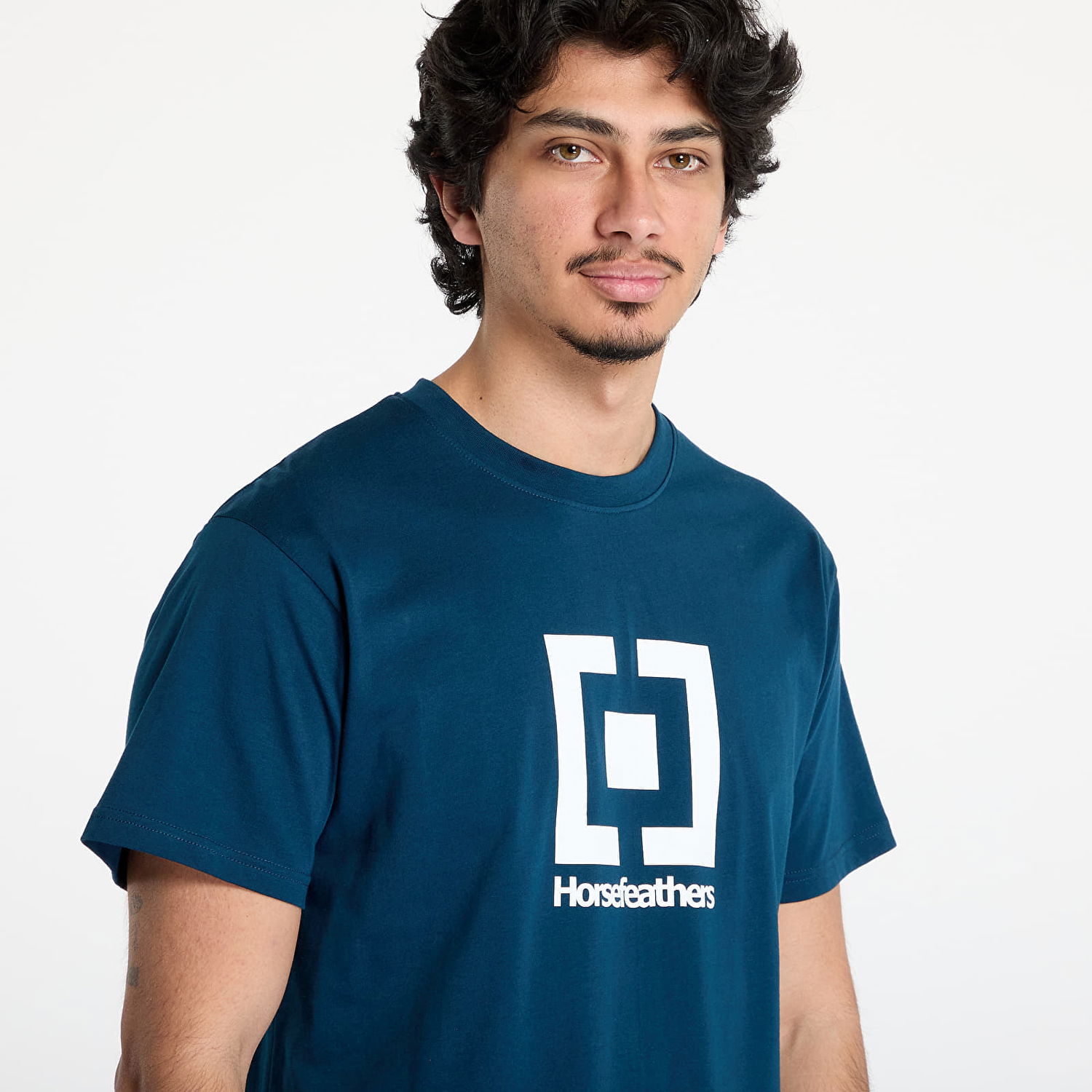Tričko Horsefeathers Horsefeathers Base T-Shirt Modrá | SM1345J, 1