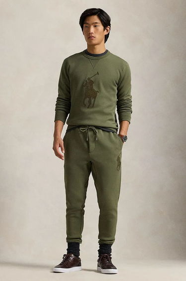 Mikina Polo by Ralph Lauren Appliqué Logo Sweatshirt Zelené | 710957586, 2