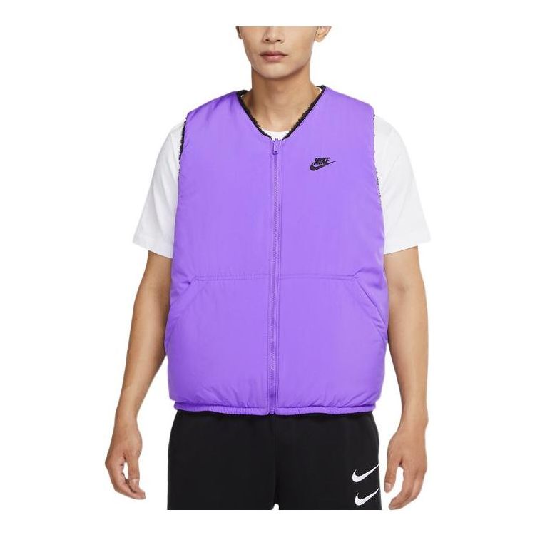 Vesta Nike Club+ Reversible Winterized Vest Fialová | DQ4879-010