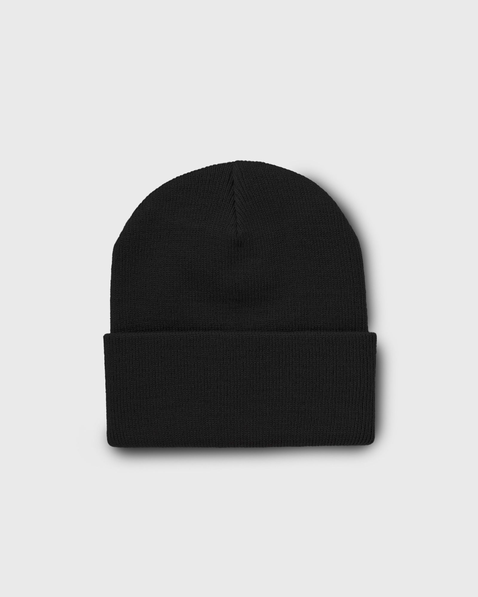 Short Watch Hat Black