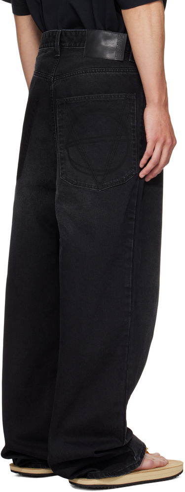 Džínsy VETEMENTS Vetements Anarchy Reworked Wide-Leg Jeans Čierna | UH76DP110B2, 2