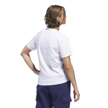 Tričko adidas Performance Floral Graphic T-Shirt Biela | JI9432, 2